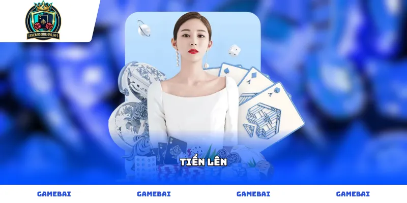 Ván bài Tiến Lên Miền Nam 4 người chơi trên giao diện game